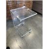 Image 2 : ACRYLIC ROLLING SIDE TABLE