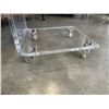 Image 4 : ACRYLIC ROLLING SIDE TABLE