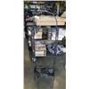 Image 1 : 3 TIER METAL DISPLAY WITH GLASS SHELVES