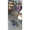 Image 3 : 3 TIER METAL DISPLAY WITH GLASS SHELVES