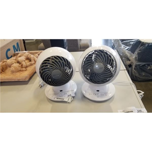 2 WOOZOO TABLE FANS BOTH WORKING