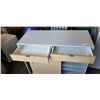 Image 2 : WHITE AND WOOD LOOK SERVING CABINET