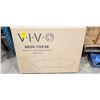 Image 1 : NEW VIVO BLACK 71 X 24 WING SHAPED TABLE TOP