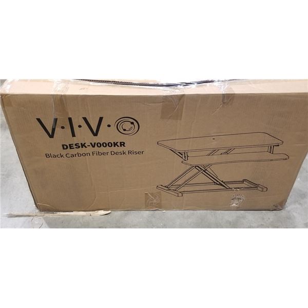 VIVO BLACK CARBON FIBRE DESK RISER