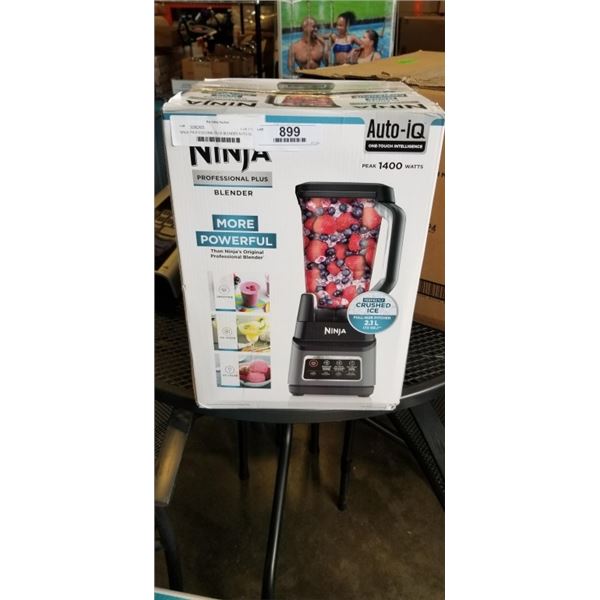 NINJA PROFESSIONAL PLUS BLENDER AUTO-IQ COUNTERTOP BLENDER - TESTED WORKING, RETAIL $99