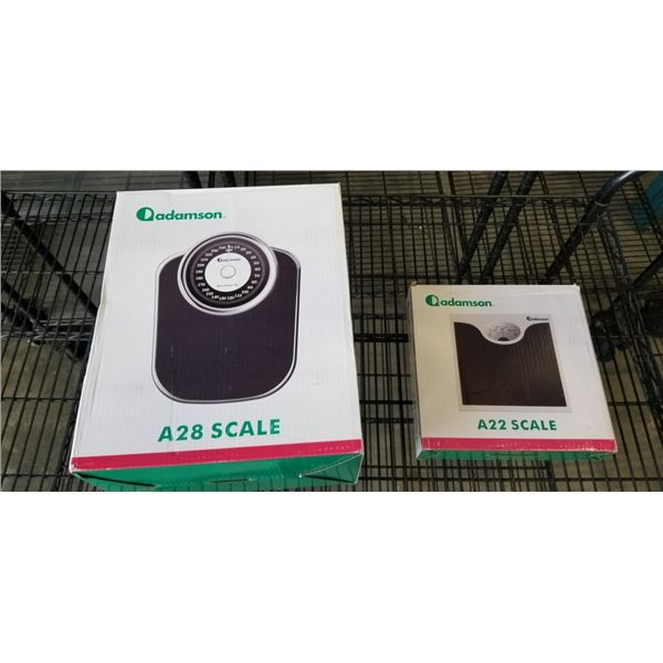 ADAMSON A28 AND A22 BATHROOM FLOOR SCALES