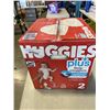 Image 1 : NEW BOX OF HUGGIES LITTLE SNUGGLERS SIZE 2 DIAPERS