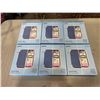 Image 1 : 6 NEW YOTO CARD CASES, BLUE BIRD, EACH HOLDS 64 CARDS