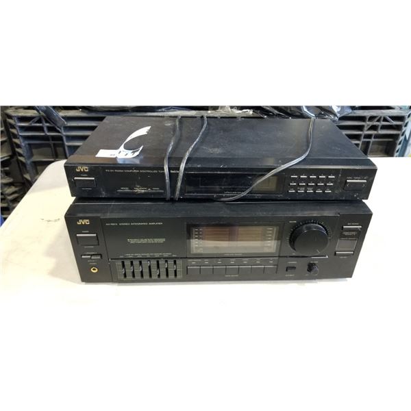 JVC FX-311 FM/AM COMPUTER CONTROLLED TUNER AND JVC AX-R97X STEREO INTEGRATED AMPLIFIER