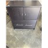 Image 1 : BLACK 2 DOOR AND 1 DRAWER DROP FILE CUPBOARD