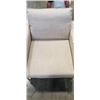 Image 2 : MODERN BEIGE FABRIC ARMCHAIR