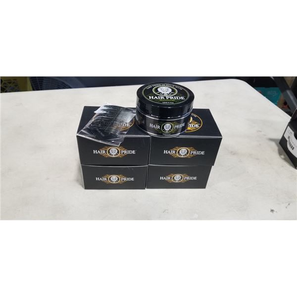 5 BOXES HAIR PRIDE MENS HAIR GEL. 6.5 OUNCE PER BOX