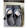 Image 4 : NEW OLUKAI ULELE SIZE 12 MENS SANDLES. BLUE FOG/ LAVA ROCK COLOR