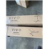 Image 1 : VIVO BLACK FREESTANDING KEYBOARD TRAY CART AND VIVO BLACK RETORFIT FOOTREST