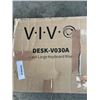 Image 2 : VIVO BLACK LARGE  KEYBOARD RISER AND SINGLE TOP DESK RISER