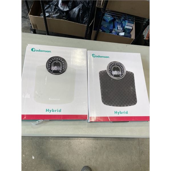 2 ADAMSON HYBRID DIGITAL FLOOR SCALES