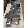 Image 1 : LOT OF ASSORTED KILM ACCESSORIES FOR COMPUTERS INCLUDING BOOMBOXES AND KEYBOARDS