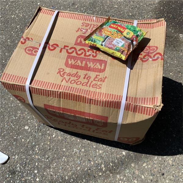 BOX OF 96 READY TO EAT CHICKEN NOODLES PACKS BB 06/2026