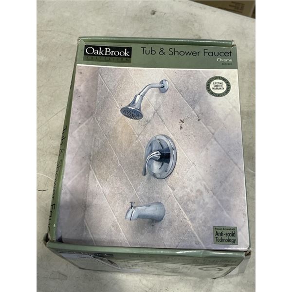 AS NEW OAKBROOK COLLECTION TUB & SHOWER FAUCET