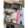 Image 2 : TRAY OF ASSORTED BEAUTY ITEMS INCUDING MOISTURIZING  MASK, STICKY BRA ,BOOB TAPE AND LASH KIT ETC