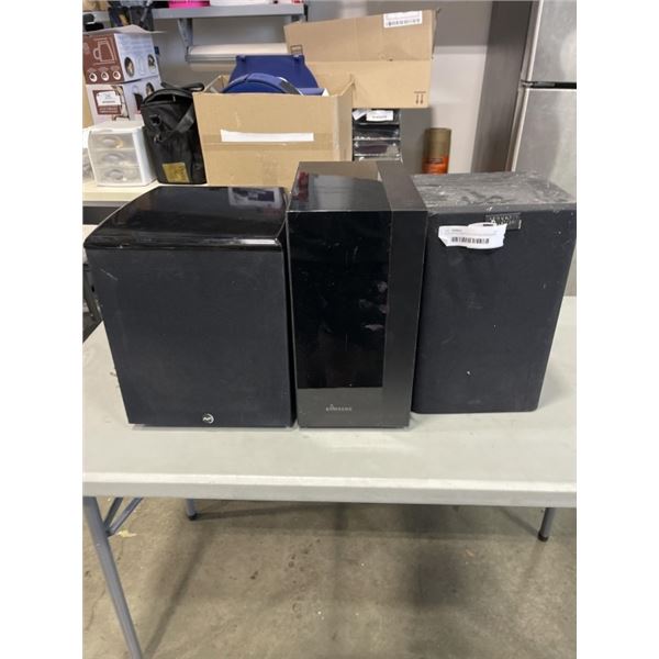 ACCOUSTIC PROFILES SUB AND SPEAKER, AND SAMSUNG SUB