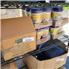 Image 1 : 21 CONTAINERS OF LAZZAT MIXED PICKLE POWDER AND BOX OF FALOODA VERMICELLI NOODLES