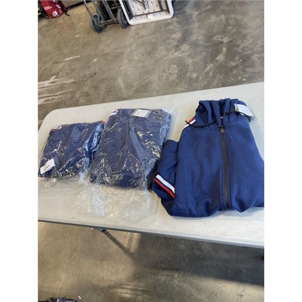 3 NEW XXL ZIP UP SWEATERS
