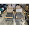 Image 1 : 4 MCM WALNUT CHAIRS