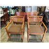 Image 1 : SET OF 4 NEW KNOLL STUDIO RICCHIO DINING CHAIRS. RETAIL $2400, JOSEPH AND LINDA RICCHIO