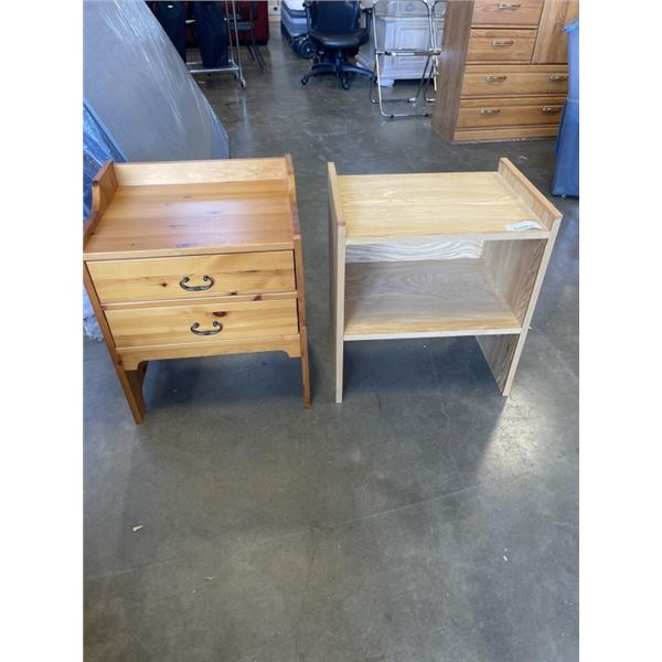 2 SIDE TABLES