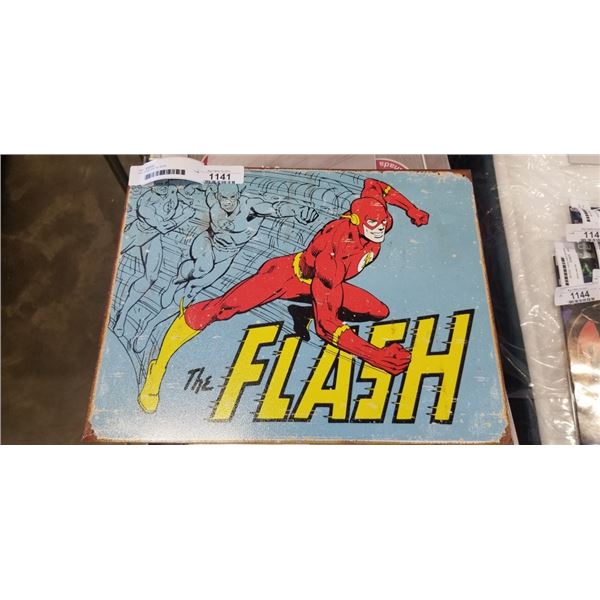 THE FLASH METAL SIGN