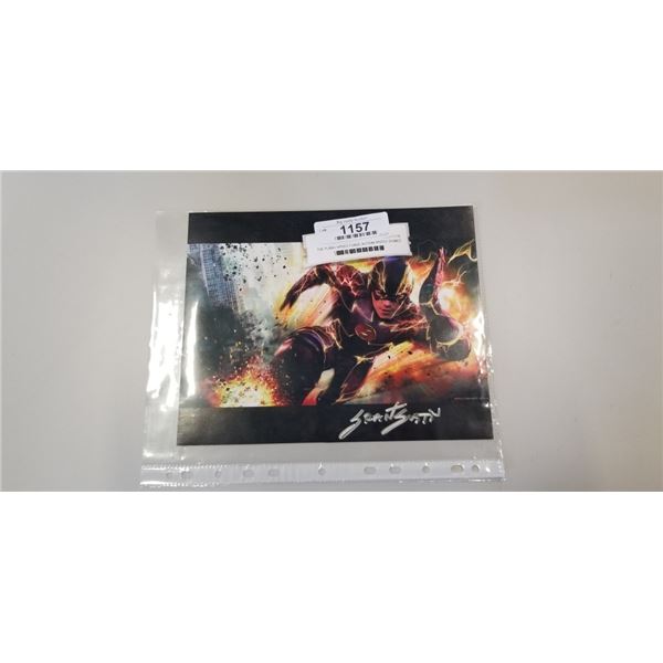 THE FLASH SPEED FORCE ACTION PHOTO SIGNED