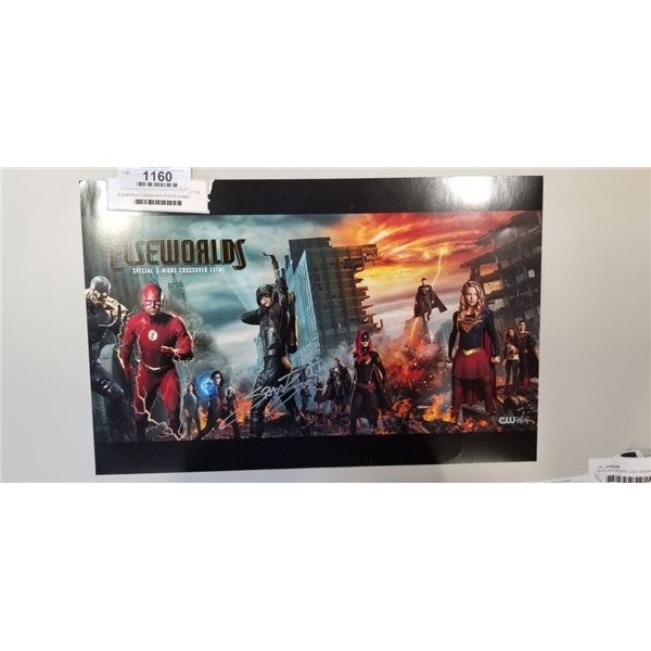 ELSEWORLDS CROSSOVER POSTER SIGNED