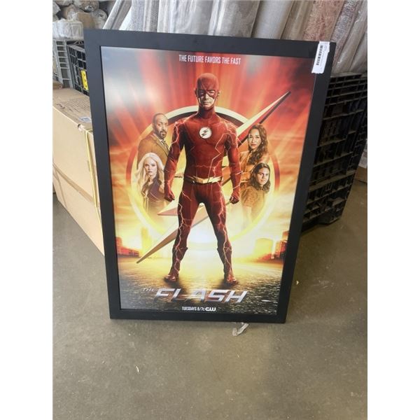 THE FLASH "THE FUTURE FAVORS THE FAST" POSTER