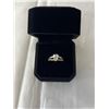 Image 1 : NEW 14K GOLD PLATED 1.5CT CUSHION CUT SIMULATED DIAMOND (CZ) RING, SIZE 6