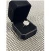 Image 3 : 10.00 CT GRA CERTIFIED ROUND BRILLIANT CUT MOISSANITE STONE VVS D COLOR SET IN 6 CLAW HEAD SET IN 92