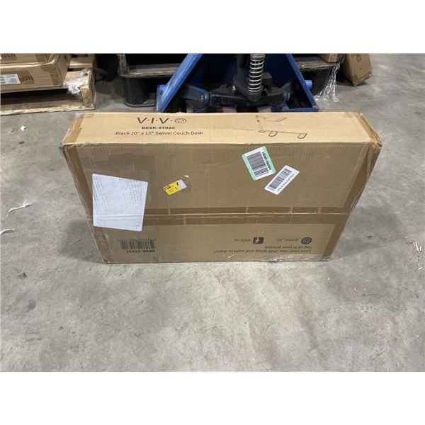 VIVO BLACK 20 X 15 SWIVEL COUCH DESK