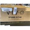 Image 3 : VIVO SIT TO STAND SINGLE MONITOR DESK MOUNT WORKSTATION