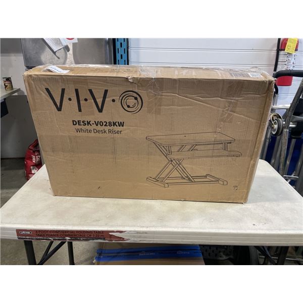 VIVO WHITE DESK RISER