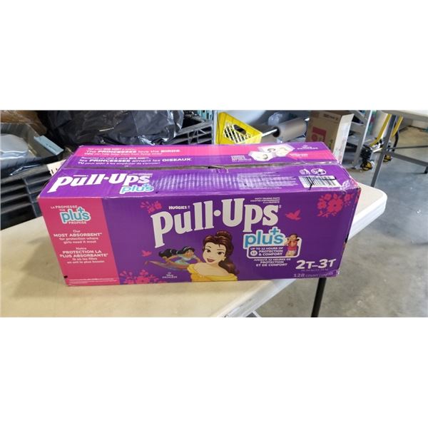 NEW BOX OF HUGGIES PULL UP DIAPERS 2T-3T