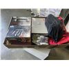 Image 2 : BOX OF MISC ITEMS - HEAT PACKS, PHOTO ALBUMS, KNEE PADS, ETC