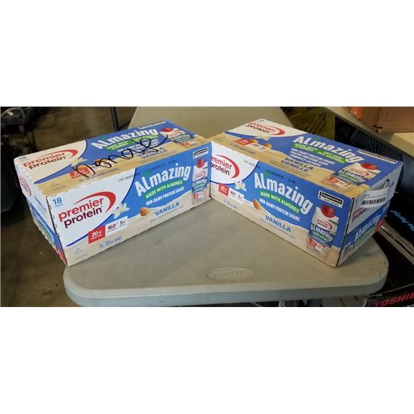 2 CASES OF PREMIER PROTEIN SHAKES. EXP JAN 2027