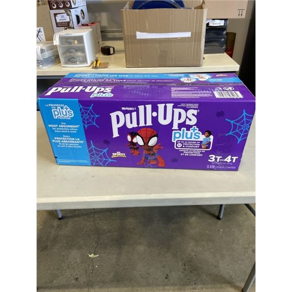 NEW BOX OF HUGGIES PULL UP DIAPERS 3T-4T