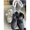 Image 3 : LARGE BOX OF MENS BOOTS AND LADIES SLIPPERS