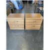 Image 1 : PAIR OF  2 DRAWER PINE NIGHTSTANDS