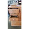 Image 3 : 6 DRAWER DRESSER WITH DOOR AND SHELF