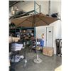 Image 1 : LARGE OUTDOOR UMBRELLA WITH METAL STAND
