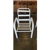 Image 2 : 4 PATIO CHAIRS - NO CUSHIONS AND UMBRELLA