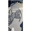 Image 2 : METAL PATIO TABLE W/ 4 CHAIRS