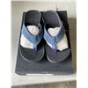 Image 1 : NEW OLUKAI ULELE SIZE 12 MENS SANDLES. BLUE FOG/ LAVA ROCK COLOR